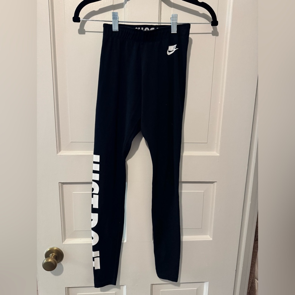 NWOT - Nike "Just Do It" Graphic Logo Leggings , Women, Size: XS